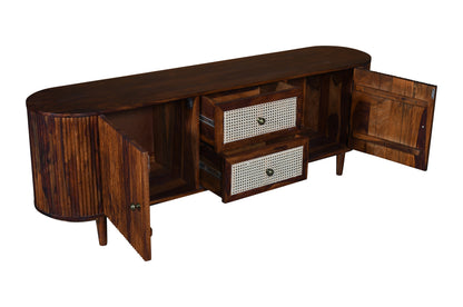 Dudi Furniture Vismit Solid Sheesham Wood TV Unit