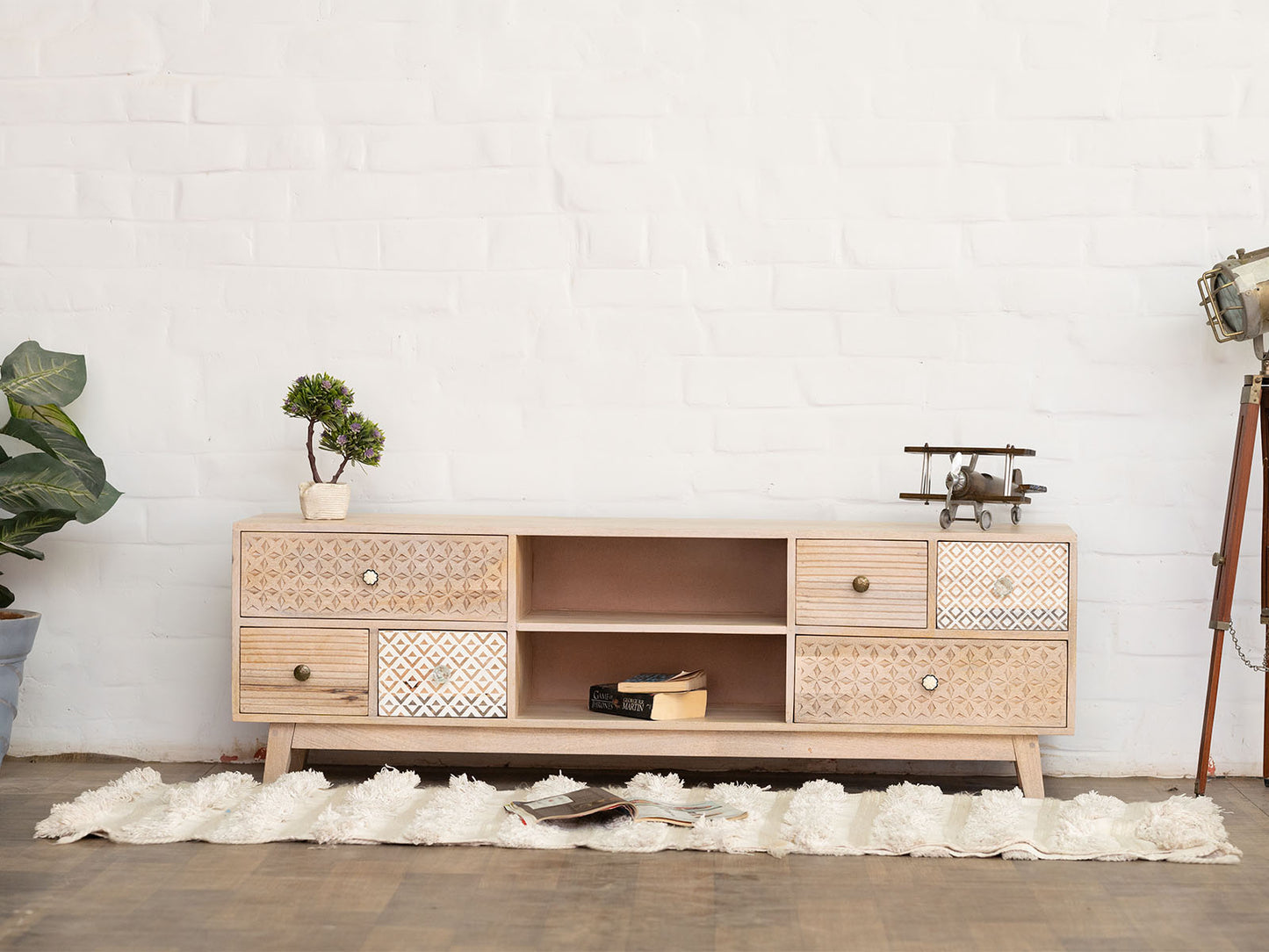 Dudi Furniture Ajenta Modern TV Unit Cabinet