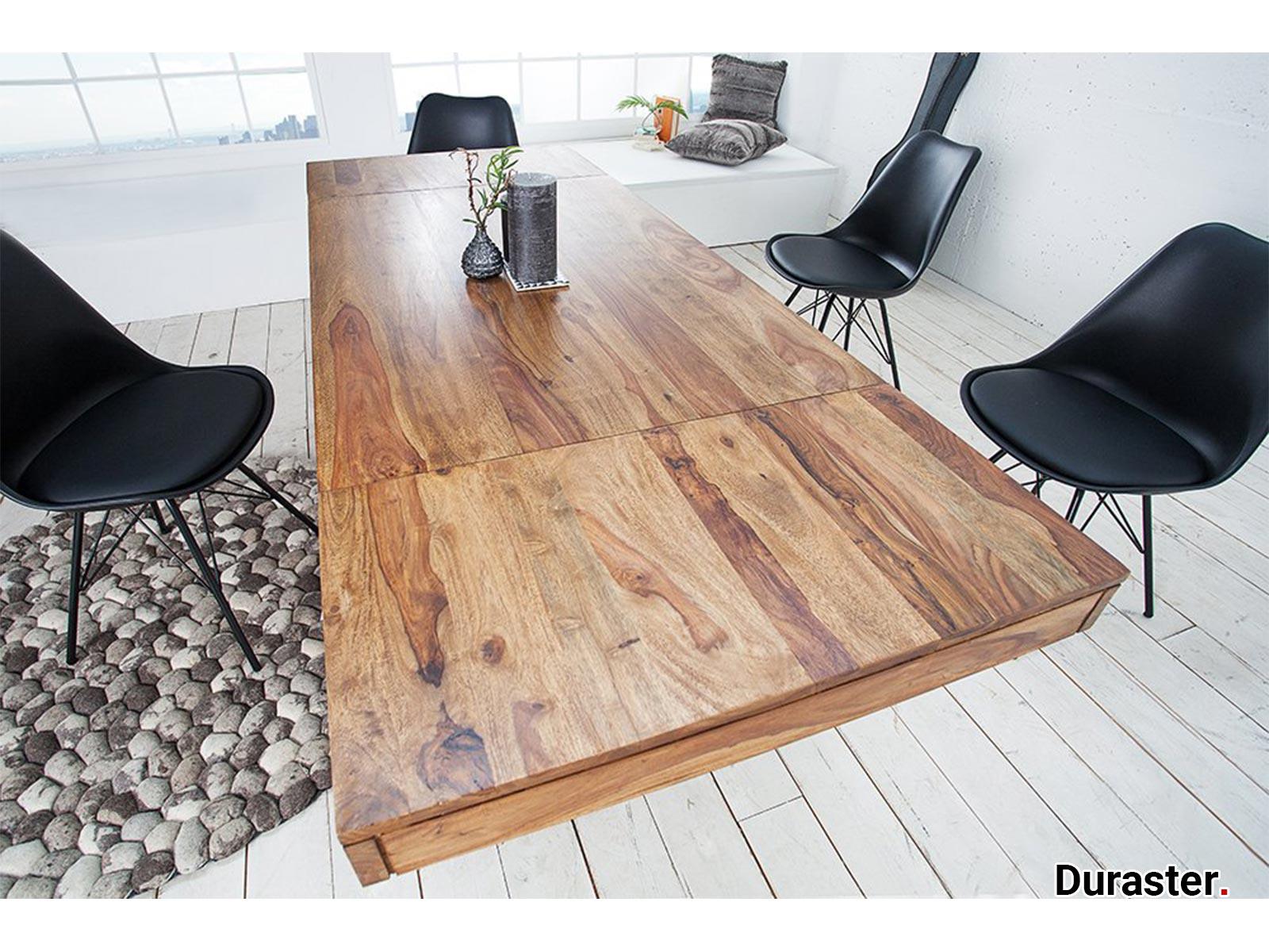 Dudi Furniture Rio Sheesham Wood Extendable Dining Table