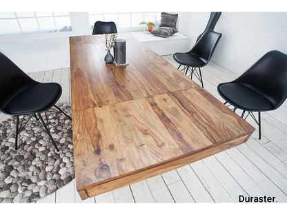 Dudi Furniture Rio Sheesham Wood Extendable Dining Table