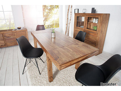 Dudi Furniture Rio Sheesham Wood Extendable Dining Table