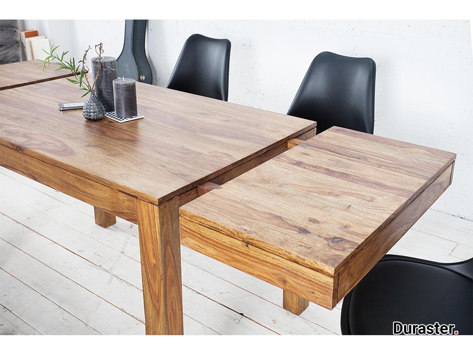 Dudi Furniture Rio Sheesham Wood Extendable Dining Table