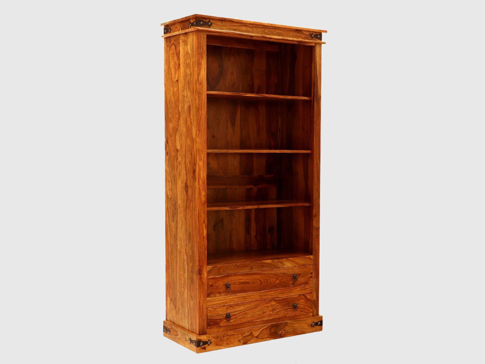 Dudi Furniture Torpedo Sheesham Wood Book Shelf