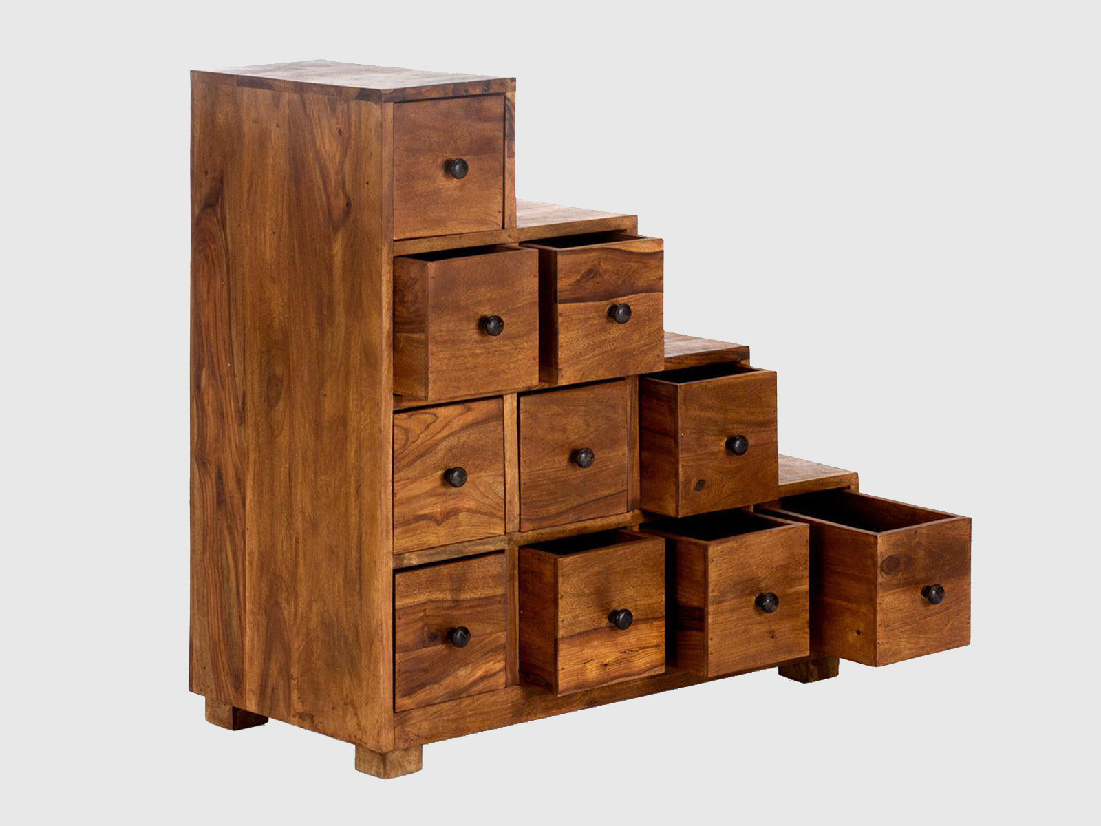 Dudi Furniture Torpedo Sheesham wood Chest of Drawers
