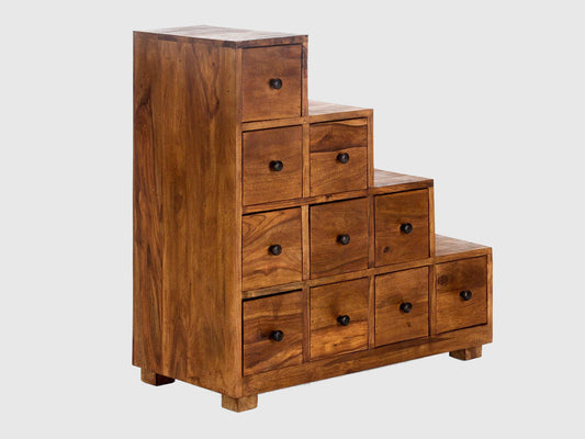 Dudi Furniture Torpedo Sheesham wood Chest of Drawers