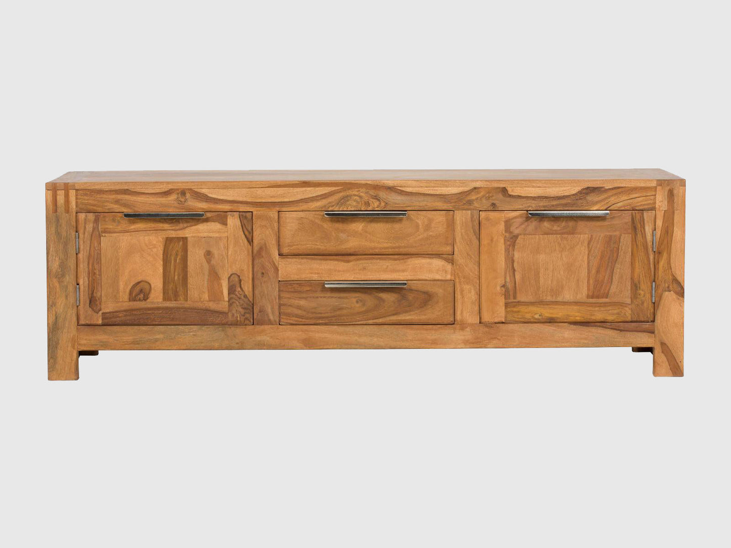 Dudi Furniture Torpedo Solid Sheesham Wood TV Unit