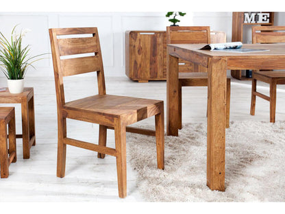 Dudi Furniture Rio Solid Sheesham wood Set of Two Chairs