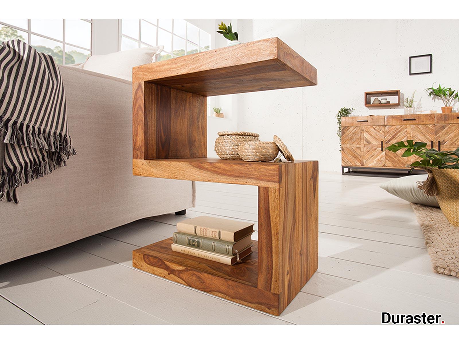 Dudi Furniture Torpedo Sheesham Wood Side Table