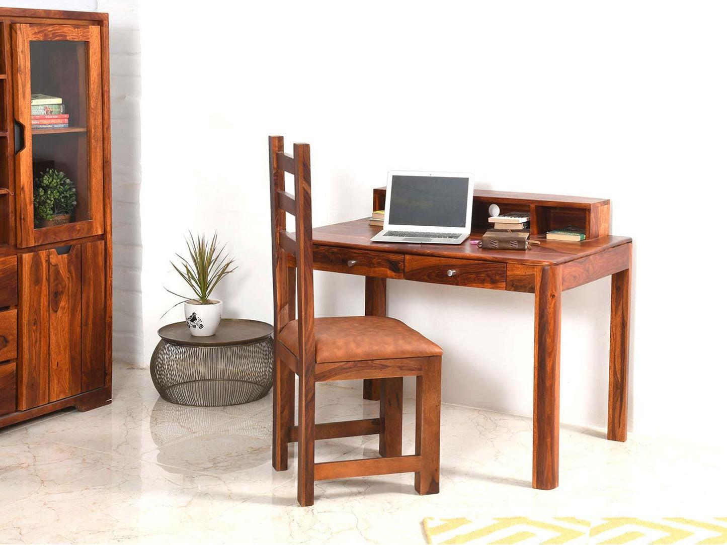 Dudi Furniture Ummed Modern Sheesham Wood Chair