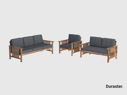 Dudi Furniture Ummed Modern Sheesham Wooden Sofa Set