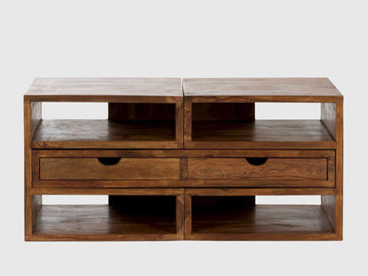 Dudi Furniture Ummed Modern Sheesham wood T.V. Unit