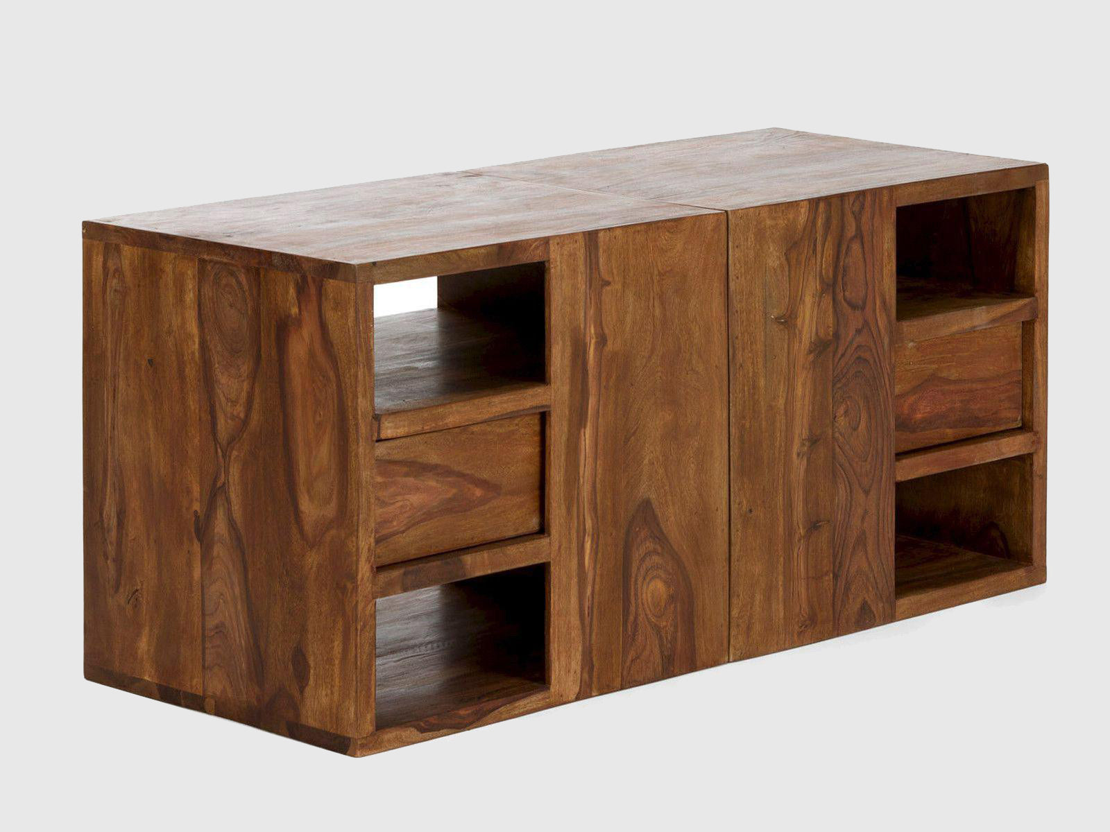 Dudi Furniture Ummed Modern Sheesham wood T.V. Unit