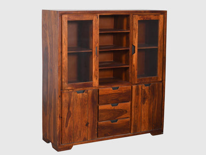 Dudi Furniture Ummed Solid Sheesham Wood Cabinet