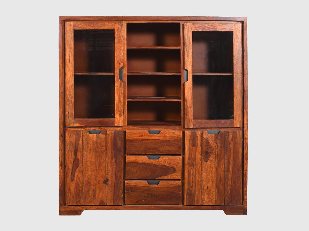 Dudi Furniture Ummed Solid Sheesham Wood Cabinet