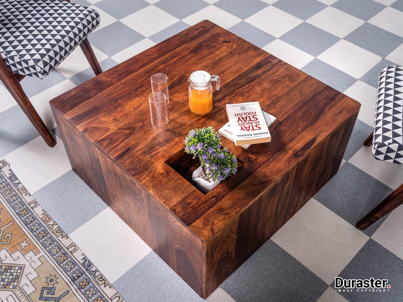 Dudi Furniture Ummed Solid Sheesham wood Coffee Table