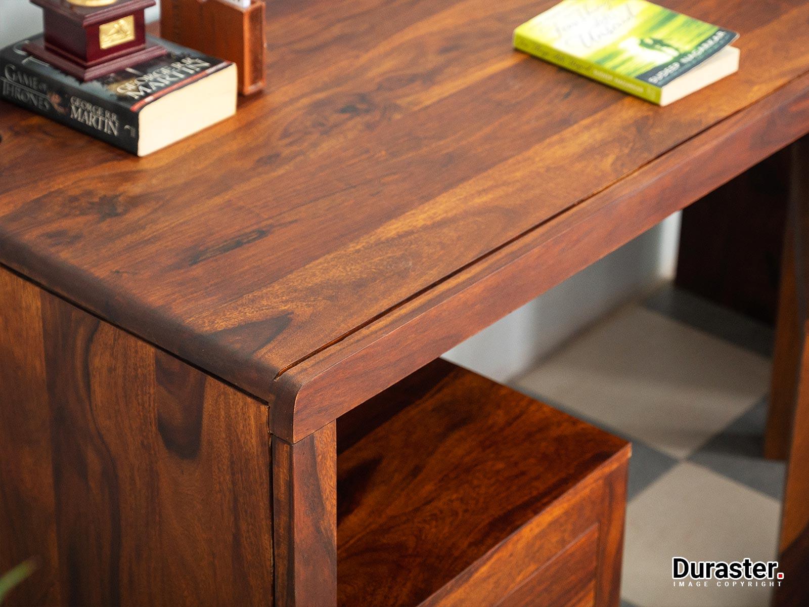 Dudi Furniture Ummed Solid Sheesham wood Study Desk with Storage