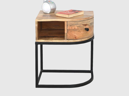 Dudi Furniture Verge Modern Bedside Table with Drawer