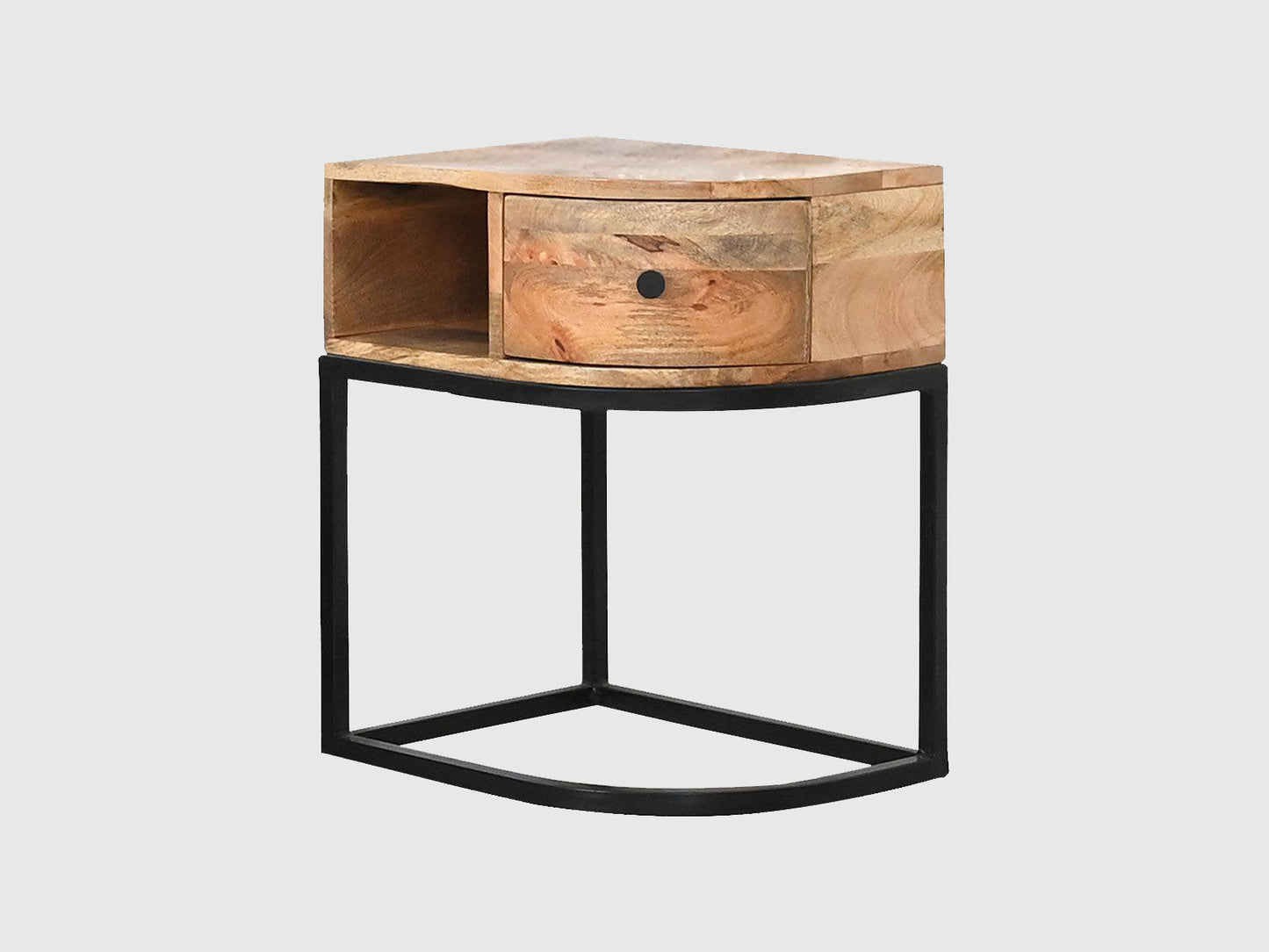 Dudi Furniture Verge Modern Bedside Table with Drawer
