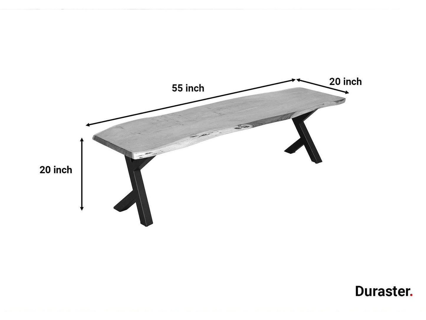 Dudi Furniture Verge Wooden Dining Bench