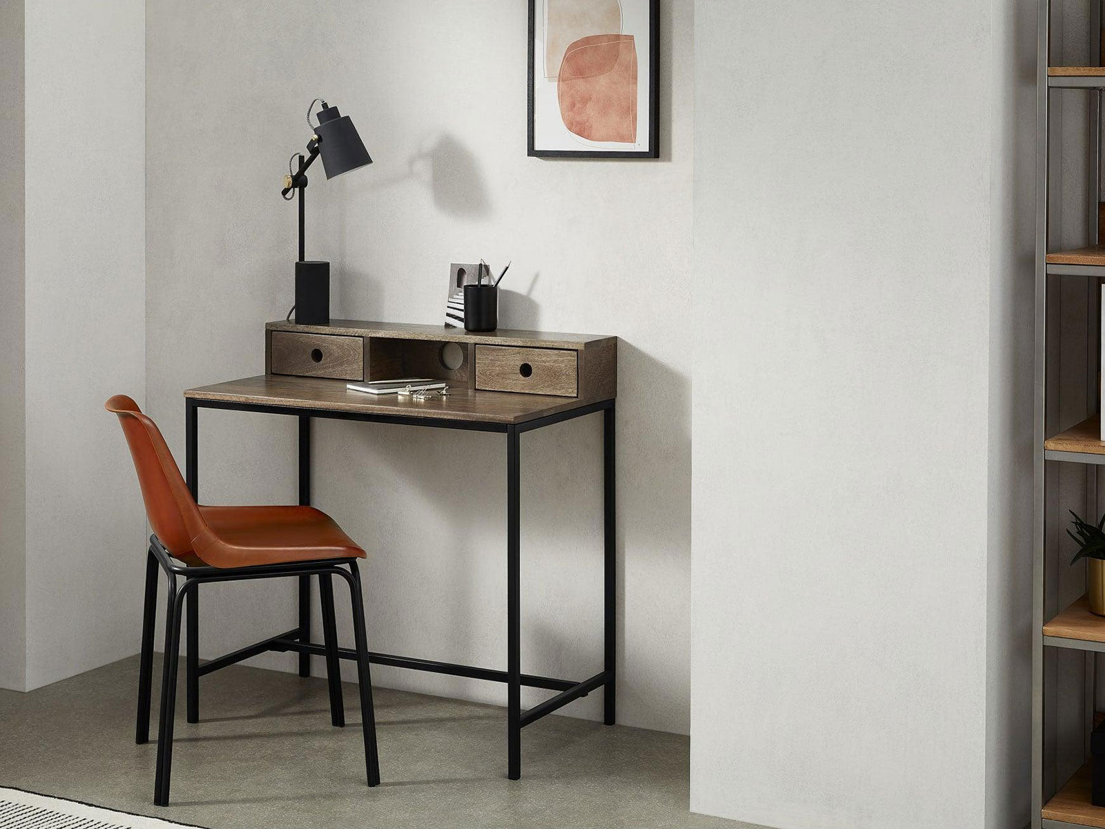 Dudi Furniture Verge Study Table with Storage