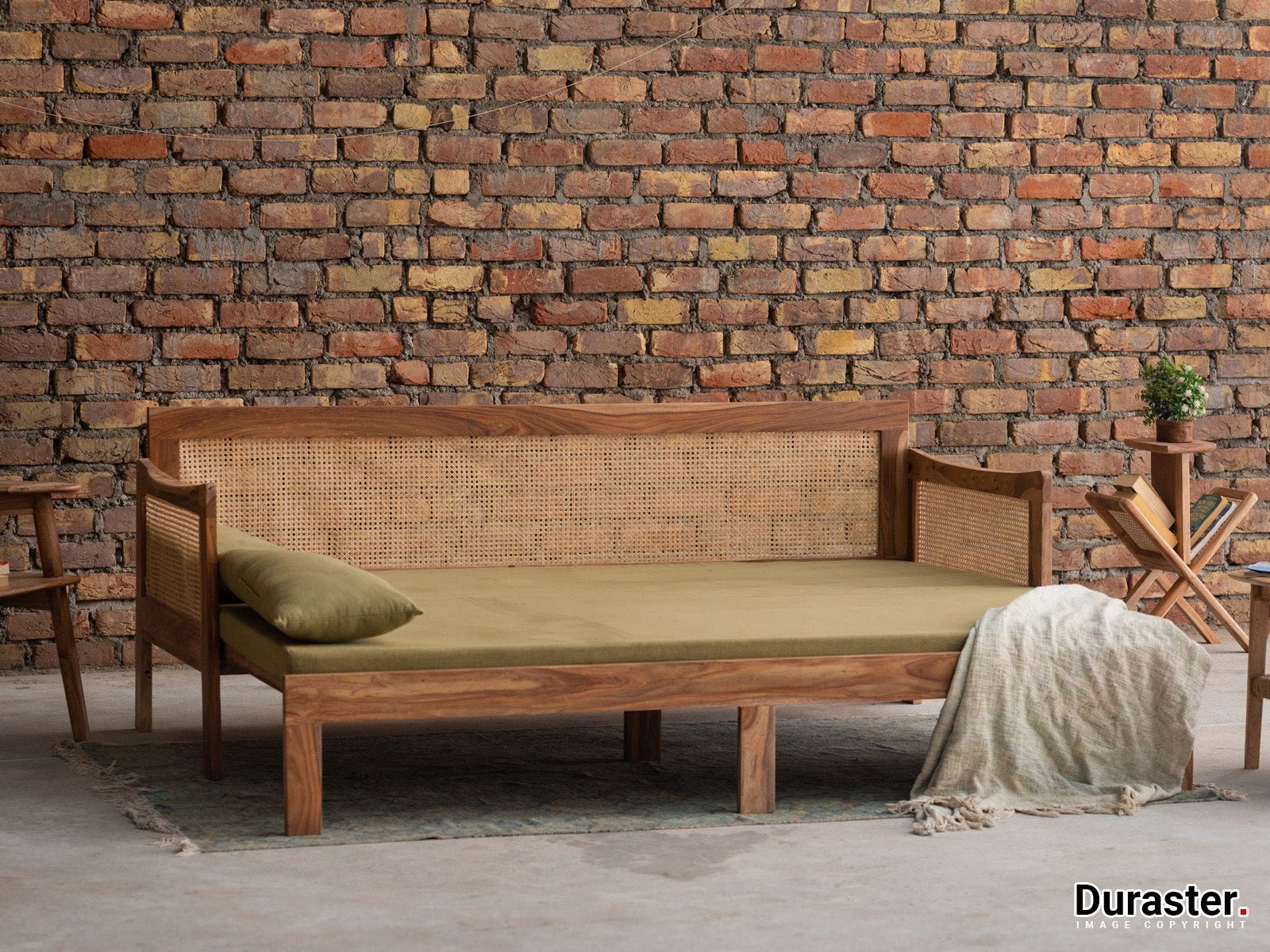 Dudi Furniture New York Wooden Sofa Cum Bed