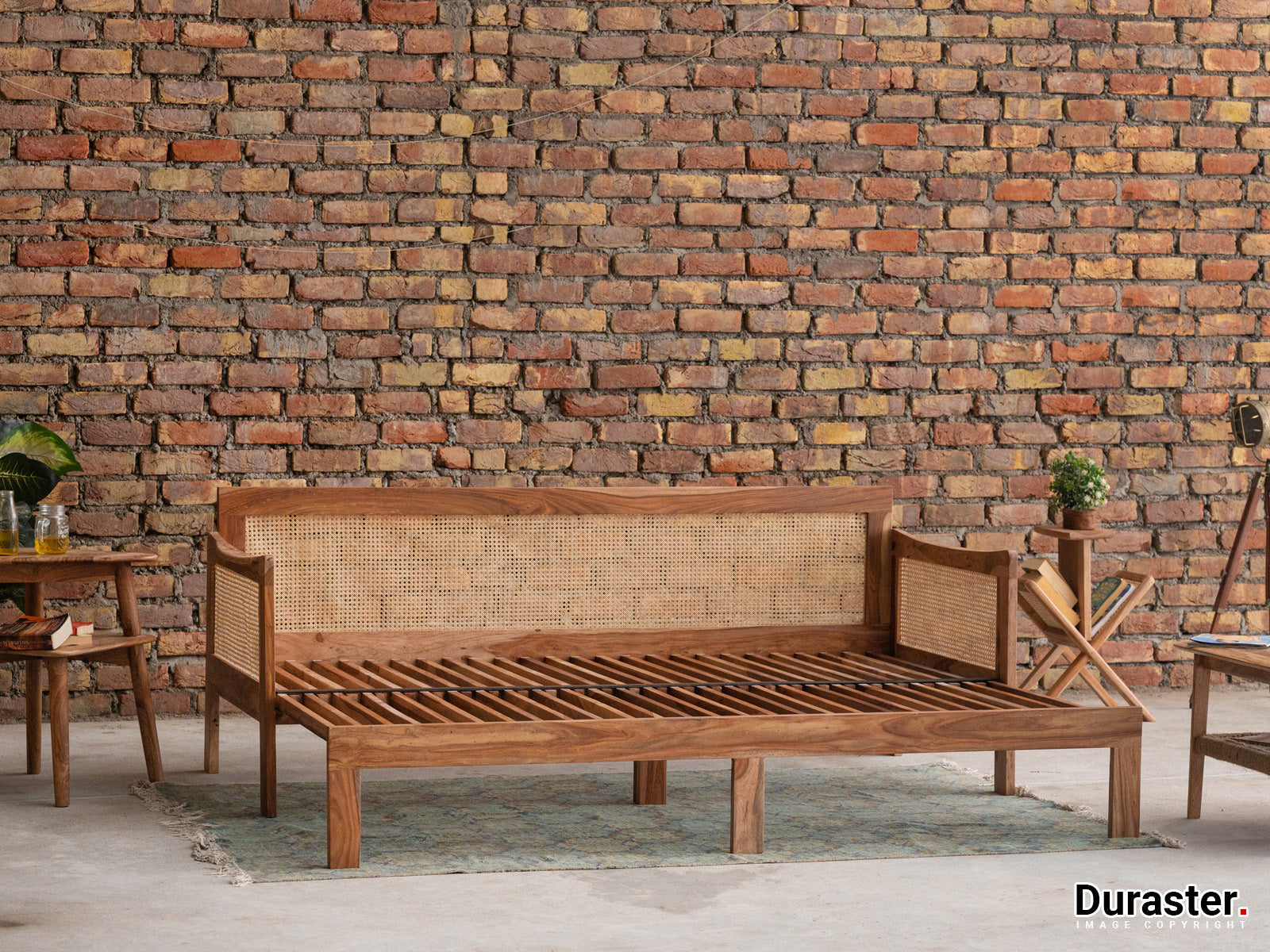 Dudi Furniture New York Wooden Sofa Cum Bed