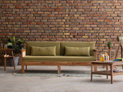 Dudi Furniture New York Wooden Sofa Cum Bed