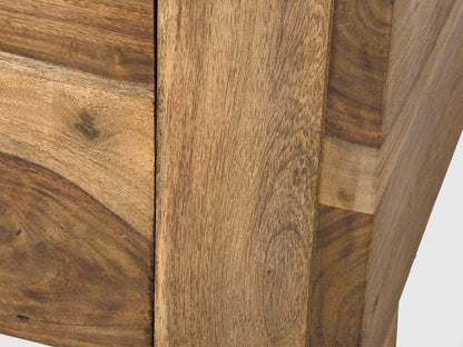 Dudi Furniture Vismit Modern Sheesham wood Storage King Size Bed