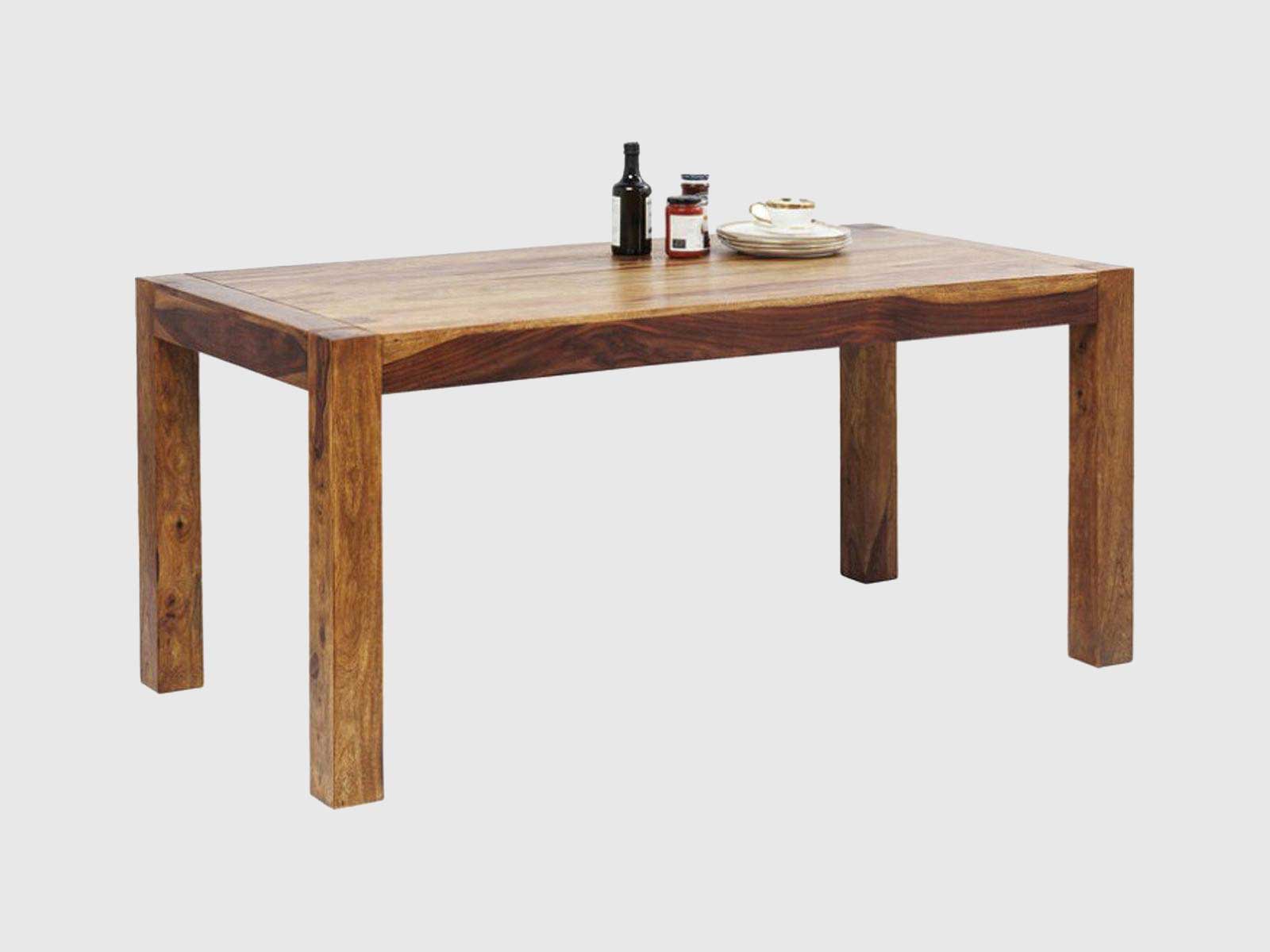 Dudi Furniture Vismit Modern Sheesham Wood Dining Table
