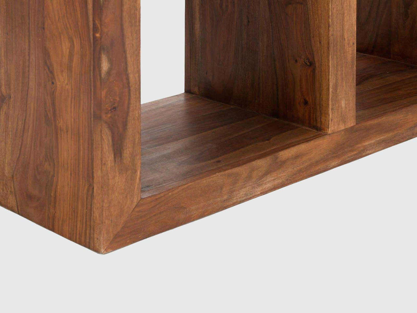 Dudi Furniture Vismit Modern sheesham Wood Room Divider Bookshelf