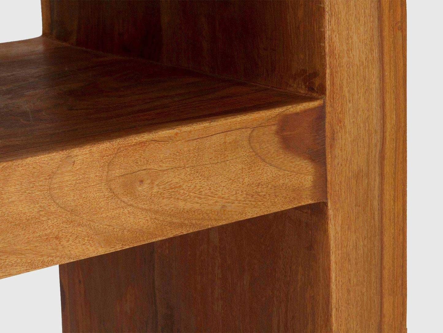 Dudi Furniture Vismit Modern sheesham Wood Room Divider Bookshelf