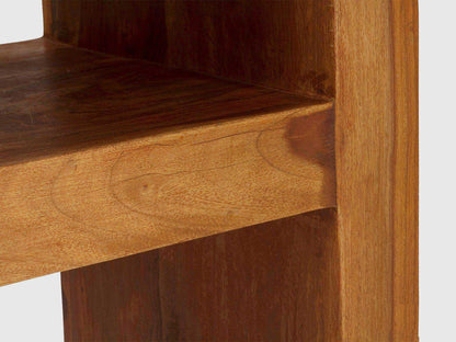 Dudi Furniture Vismit Modern sheesham Wood Room Divider Bookshelf