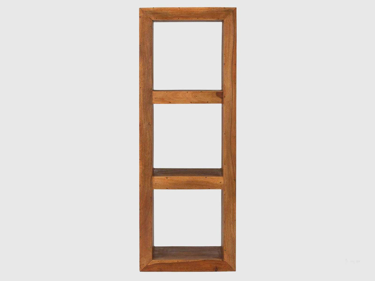 Dudi Furniture Vismit Modern sheesham Wood Room Divider Bookshelf