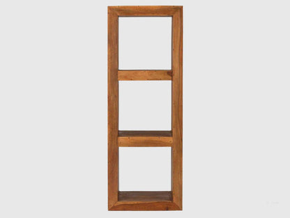Dudi Furniture Vismit Modern sheesham Wood Room Divider Bookshelf