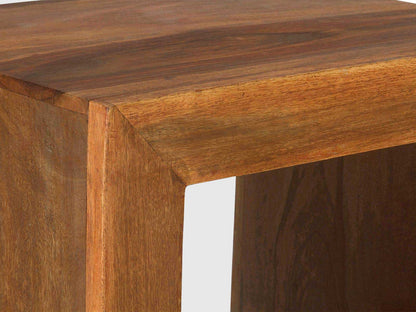 Dudi Furniture Vismit Modern sheesham Wood Room Divider Bookshelf