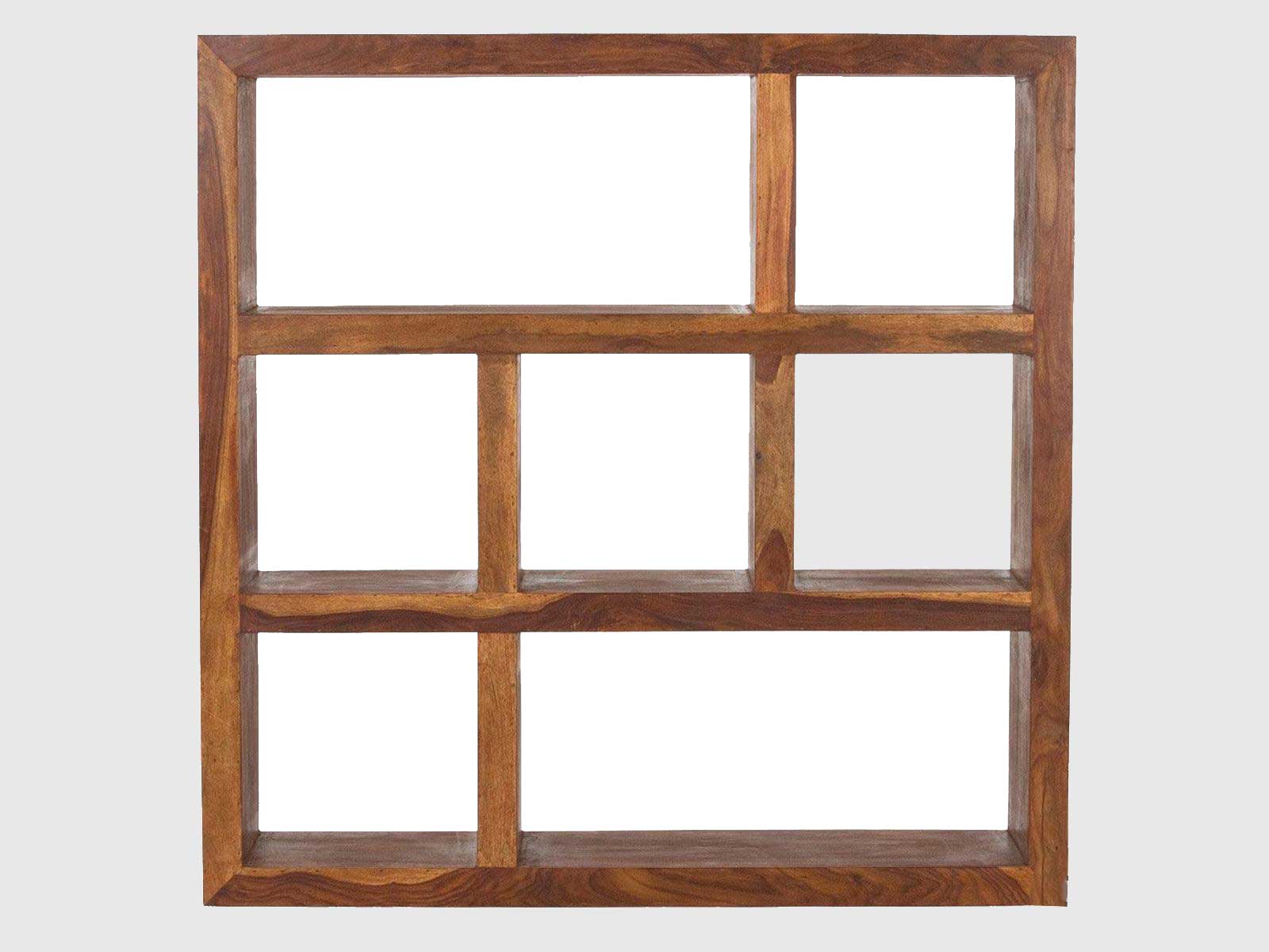 Dudi Furniture Vismit Modern sheesham wood Room Divider Bookshelf