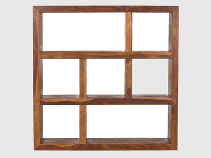 Dudi Furniture Vismit Modern sheesham wood Room Divider Bookshelf
