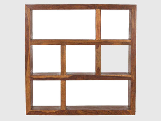 Dudi Furniture Vismit Modern sheesham wood Room Divider Bookshelf