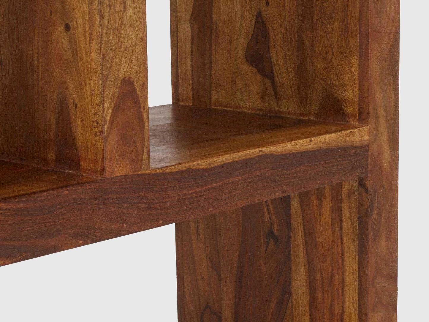 Dudi Furniture Vismit Modern sheesham wood Room Divider Bookshelf
