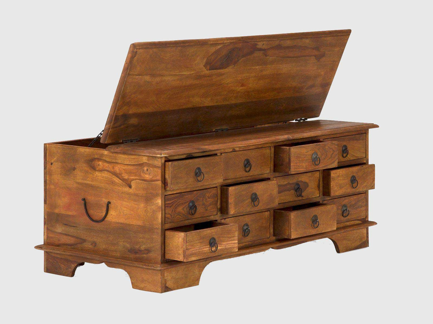 Dudi Furniture Vismit Sheesham wood Coffee Table cum Trunk