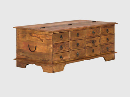 Dudi Furniture Vismit Sheesham wood Coffee Table cum Trunk