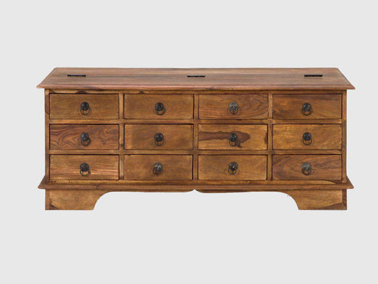 Dudi Furniture Vismit Sheesham wood Coffee Table cum Trunk
