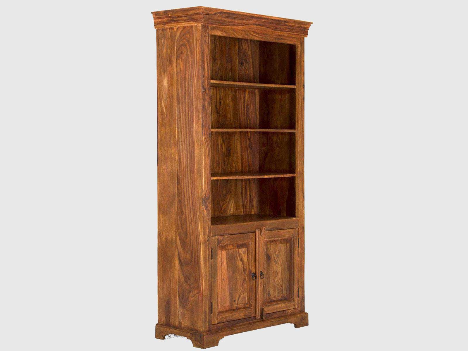 Dudi Furniture Vismit Solid Sheesham Wood Book Shelf