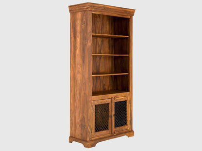 Dudi Furniture Vismit Solid Sheesham Wood Book Shelf