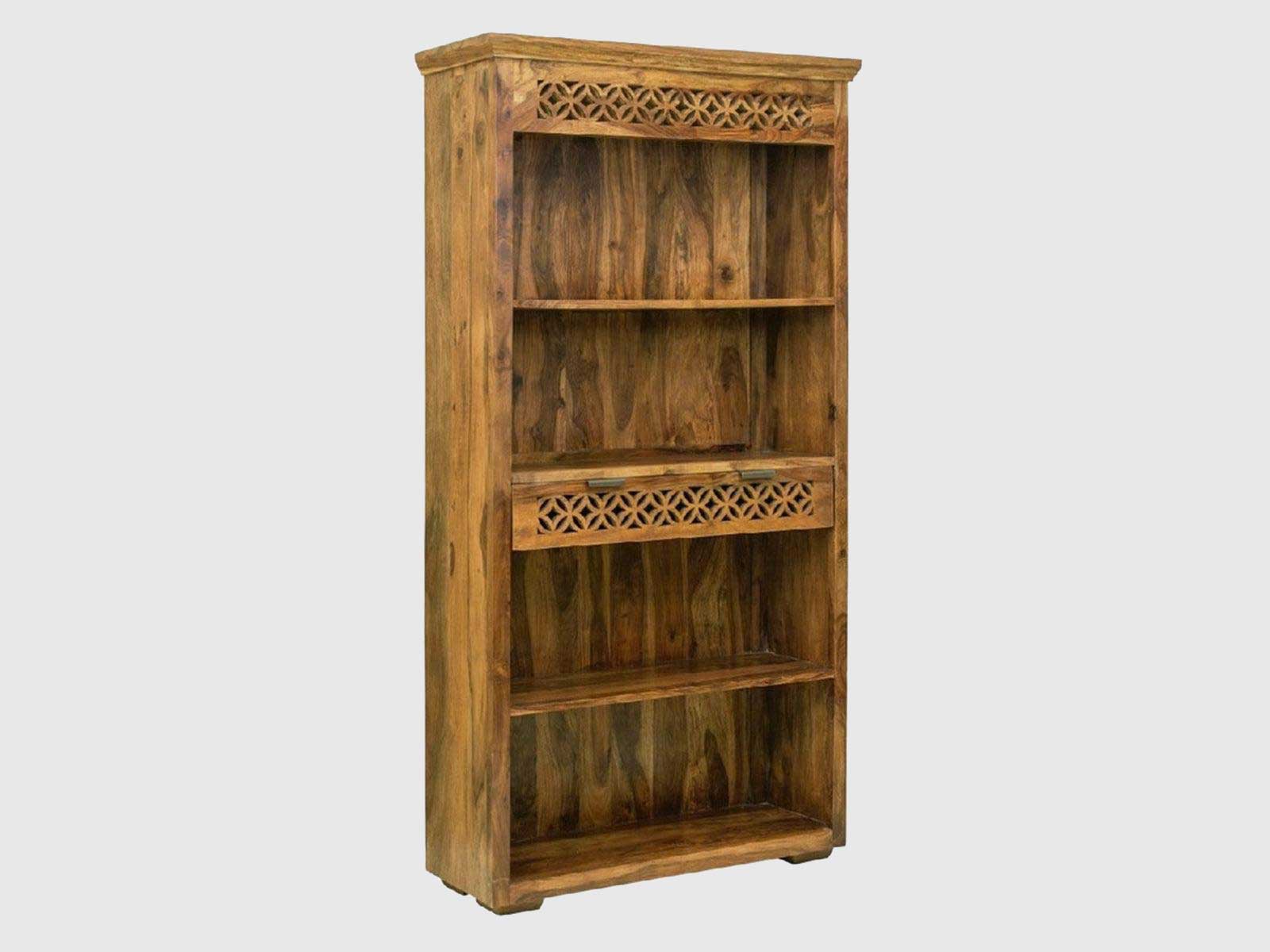 Dudi Furniture Vismit Solid Sheesham wood Book Shelf