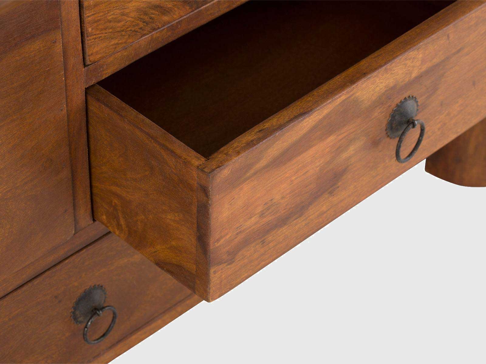 Dudi Furniture Vismit Solid Sheesham wood Coffee Table Chest