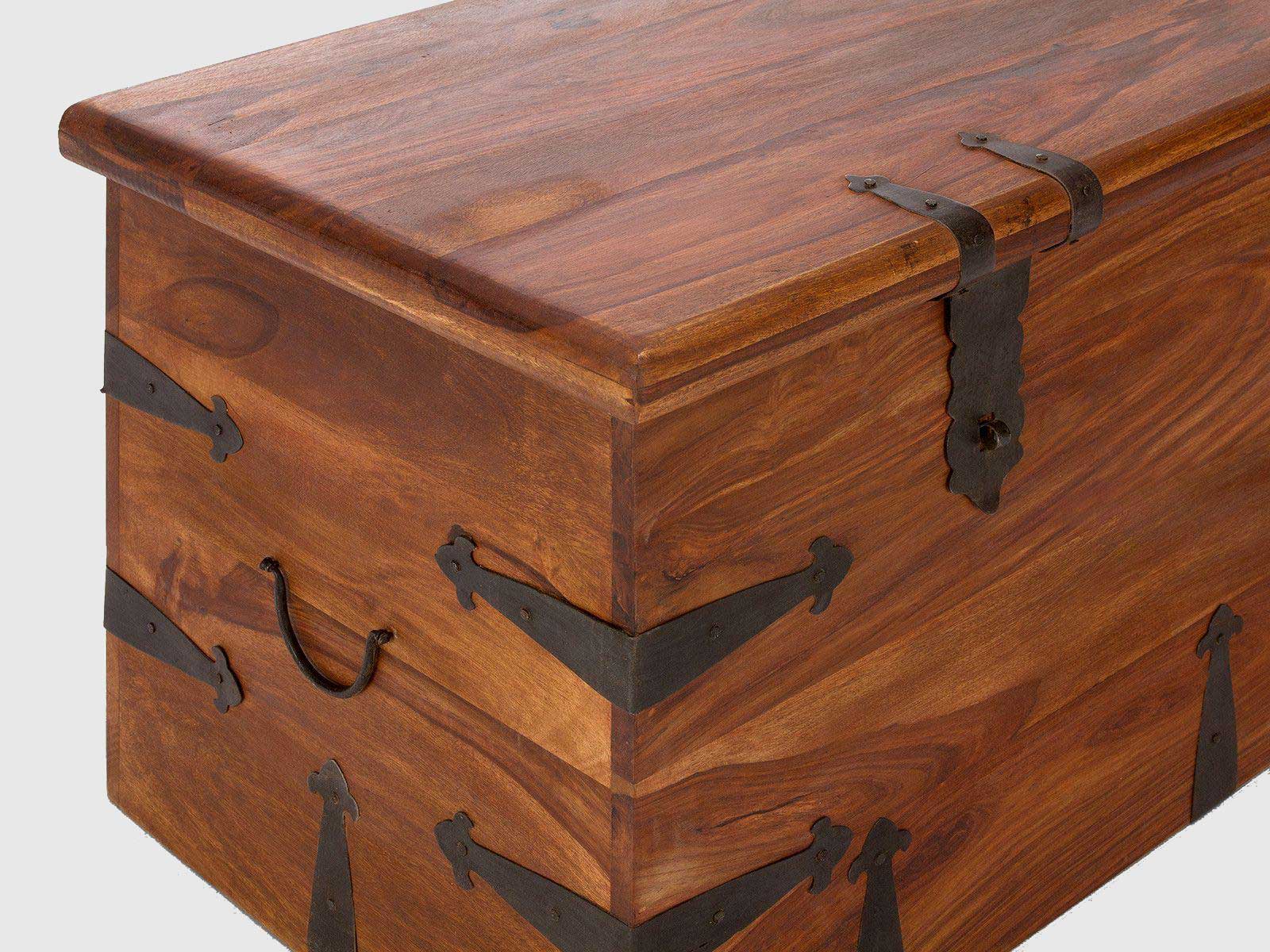 Dudi Furniture Vismit Solid Sheesham wood Colonial Style Storage