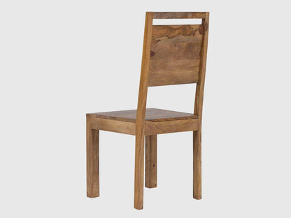 Dudi Furniture Vismit Solid Sheesham Wood Dining Chair