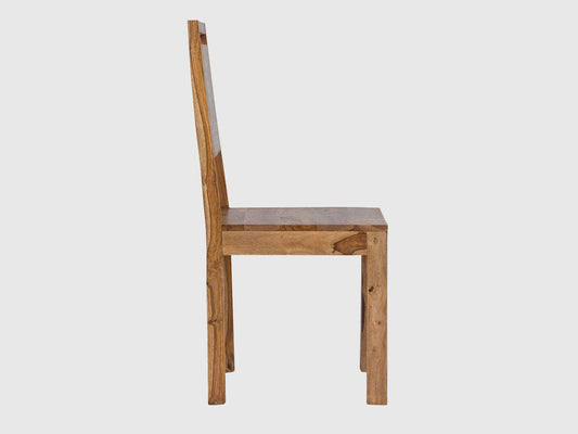 Dudi Furniture Vismit Solid Sheesham Wood Dining Chair