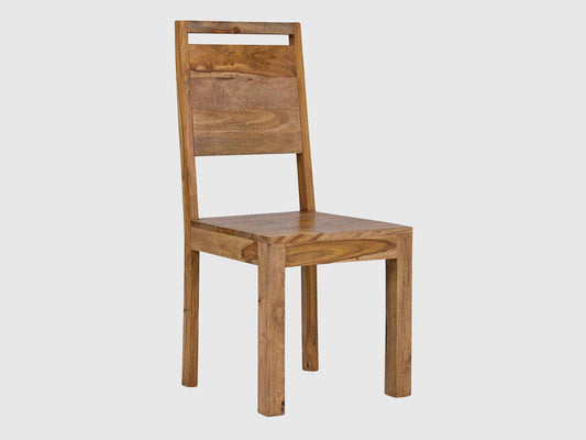 Dudi Furniture Vismit Solid Sheesham Wood Dining Chair